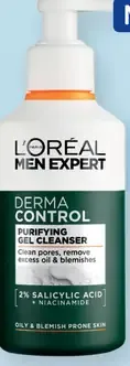 L'Oréal Paris Men Expert Derma Control pánsky čistiaci gél