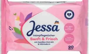 Jessa Sanft & Frisch vlhčené utierky na intimnú hygienu