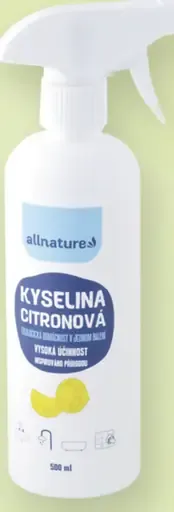 Allnature kyselina citrónová v spreji