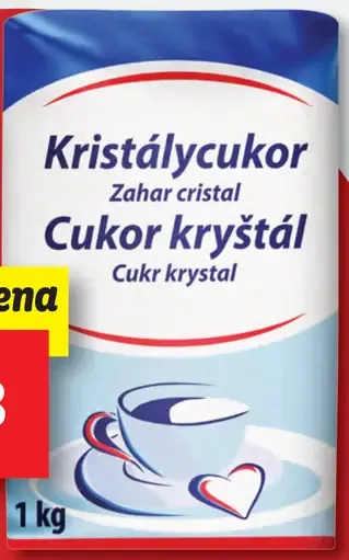 Kristálycukor Cukor kryštál