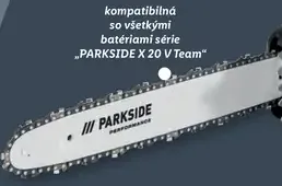 Parkside aku reťazová píla 40 V