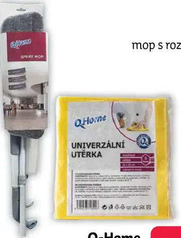Q-Home mop s rozprašovačom
