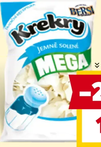 Bersi Krekry jemne solené slaný snack