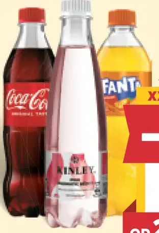 Coca Cola, Fanta, Sprite, Kinley