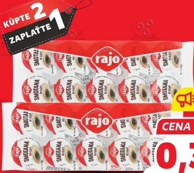 Rajo Trvanlivá smotana do kávy