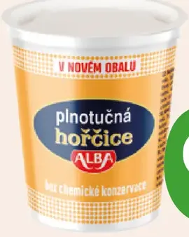 Alba horčica plnotučná