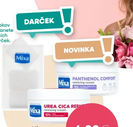 Mixa Urea Cica Repair Panthenol Comfort krém