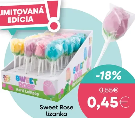 Sweet Rose lízanka