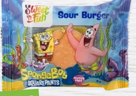 Burger Sponge Bob kyslé želé