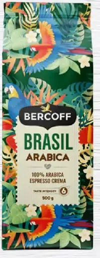 Bercoff Brasil Arabica 100% mletá káva