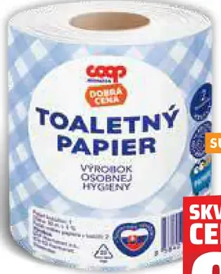 COOP Toaletný papier 2-vrstvový