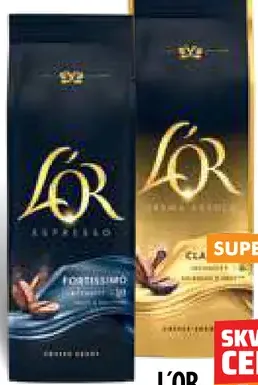 L'OR zrnková káva