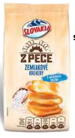 Slovakia Z Pece Zemiakové krekery s morskou soľou