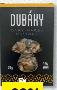 Dubáky sušené