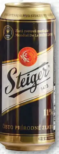 Steiger plechovka