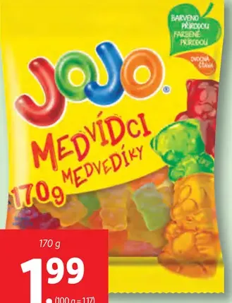 Jojo Gumenné medvedíky