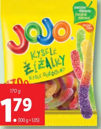 Jojo Kyslé dážďovky