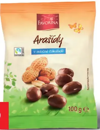 Favorina Arašidy v čokoláde