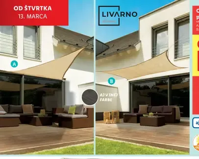 Livarno home Ochranná plachta proti slnku