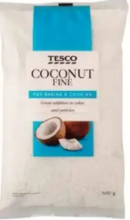 Tesco kokos strúhaný