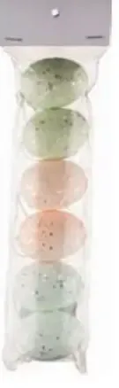 Veľkonočné vajíčka 5 cm, 4 ks