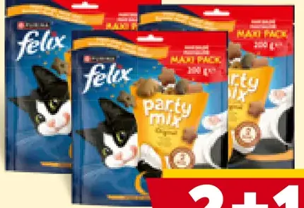 Felix party mix snack pre mačky