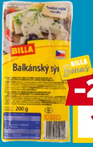 BILLA balkánsky syr