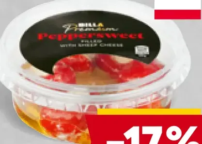 BILLA Premium papričky plnené ovčím syrom