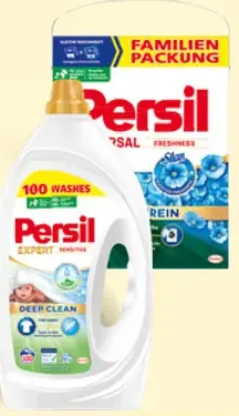 Persil prací gél 100 praní, prací prášok 90 praní