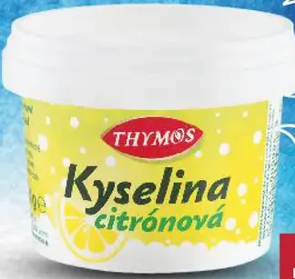 Thymos Kyselina citrónová