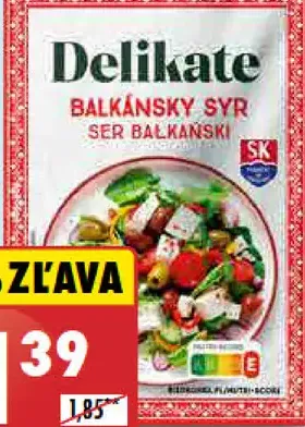 Delikate Balkánsky syr