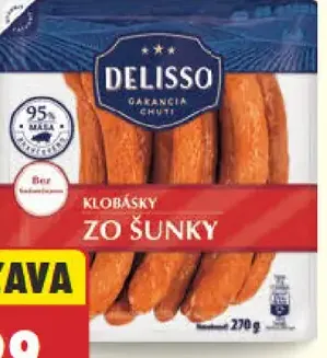 Delisso Klobásky zo šunky