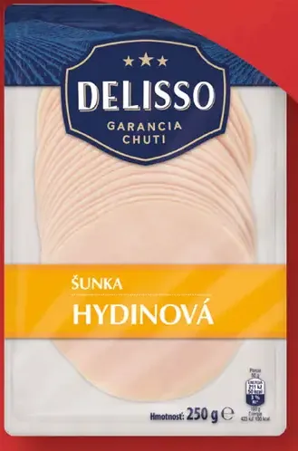 Delisso Šunka hydinová 75 %