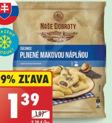 Šúľance s makovou náplňou alebo s orechovou náplňou