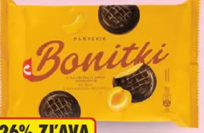 Bonitki piškóty polomáčané malina/marhuľa