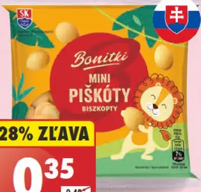 Bonitki mini piškóty