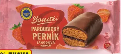 Bonitki pardubický perník jahodový