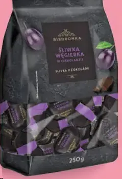 Biedronka premium slivka v čokoláde