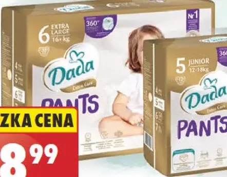 Dada Plienkové nohavičky vel. 6 Extra Care