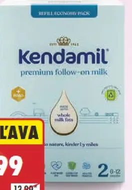 Kendamil Dojčenské mlieko následné premium 2