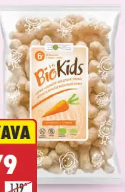 Biokids Detské chrumky mrkvové