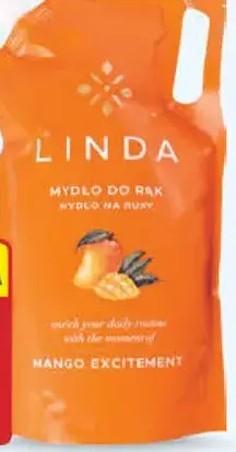 Linda Tekuté mydlo malina/mango náhradná náplň