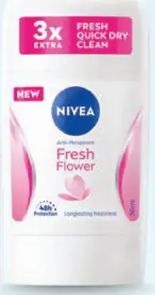 Nivea tuhý dezodorant Invisible/Flower mix