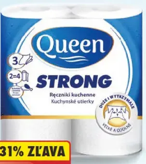 Queen Strong kuchynská utierka 3-vrstvová