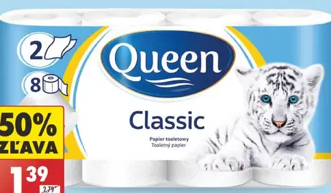 Queen Classic toaletný papier 2-vrstvový