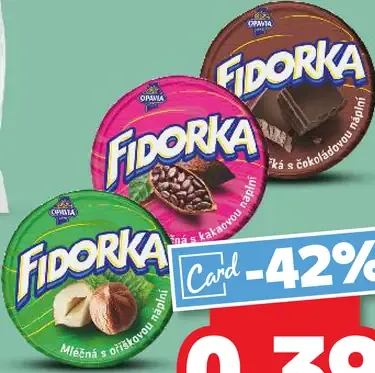 Fidorka Oblátka v čokoláde