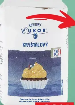 Korunný Kristálový cukor