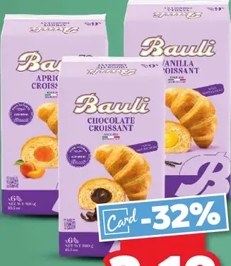 Bauli Chocolate Croissant - Vanilla Croissant