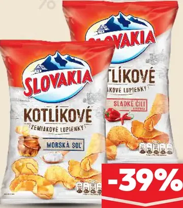 Zemiakové lupienky Slovakia Kotlíkové