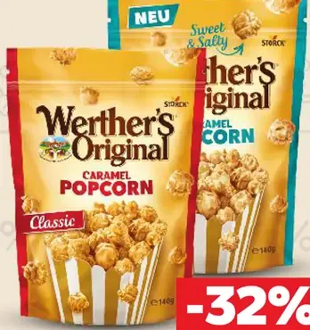 Karamelový popcorn Werther's Original